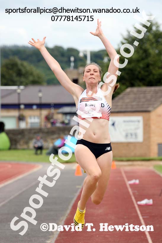 Senior womens long jump, EAP International Combined Events, Hexham Northumberland. Photo: David T. Hewitson/Sports for All Pics